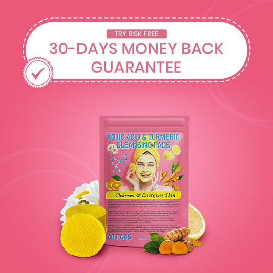 Turmeric & Kojic Acid Pads – Skin Brightening & Acne Treatment