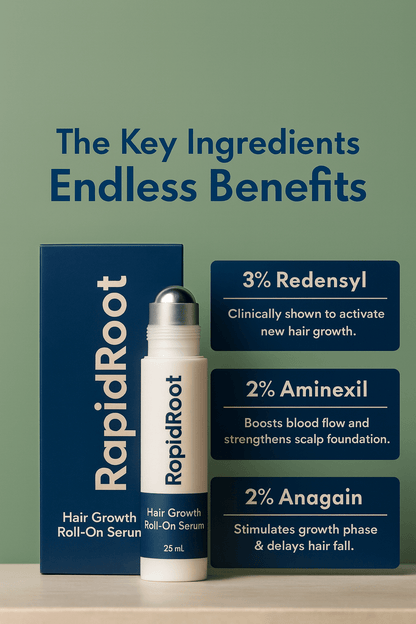 RapidRoot™ Hair Growth Roll-On Serum (25 mL)